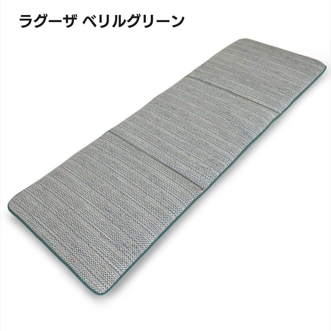 金鵄 ロングシートクッション ソファパッド 44x126x3cm 薄型 座布団